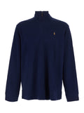 Navy Blue Half Zip Sweatshirt 1