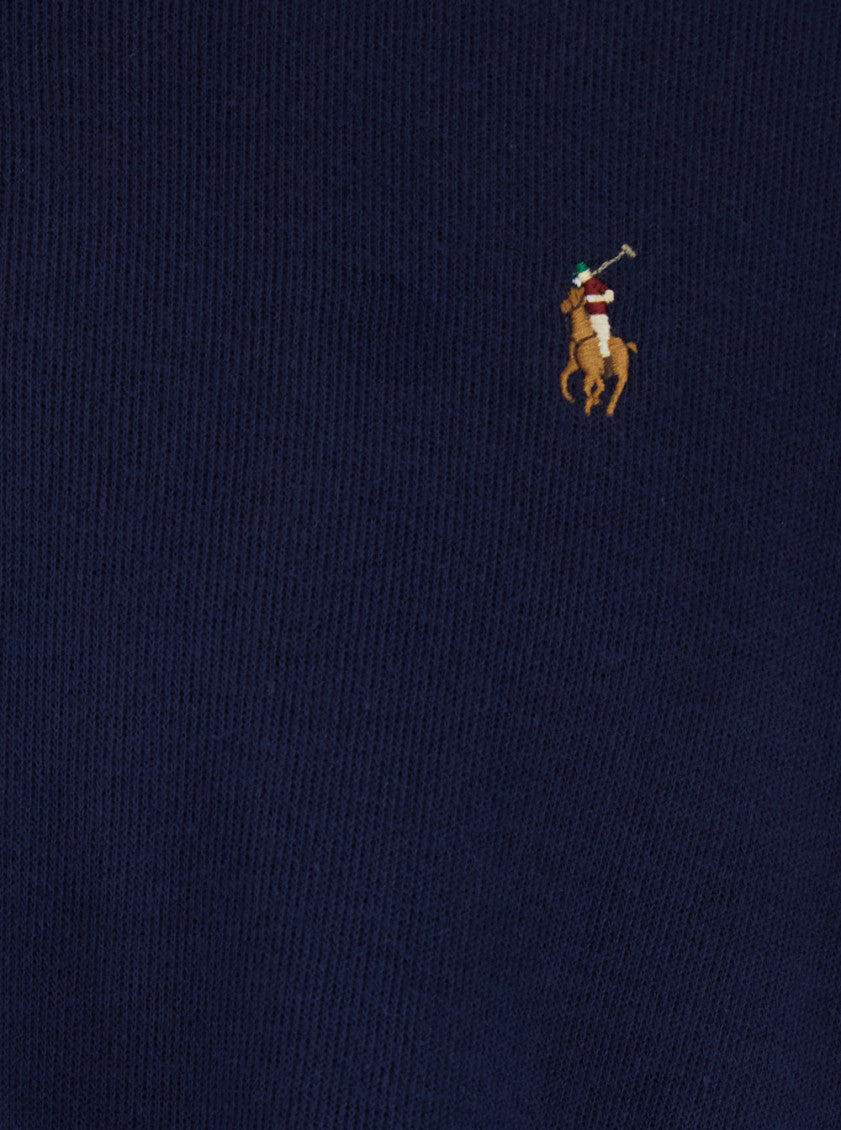 Navy Blue Half Zip Sweatshirt 3