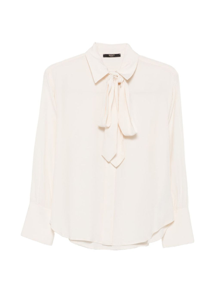 Off White Regular Solid Shirt 1