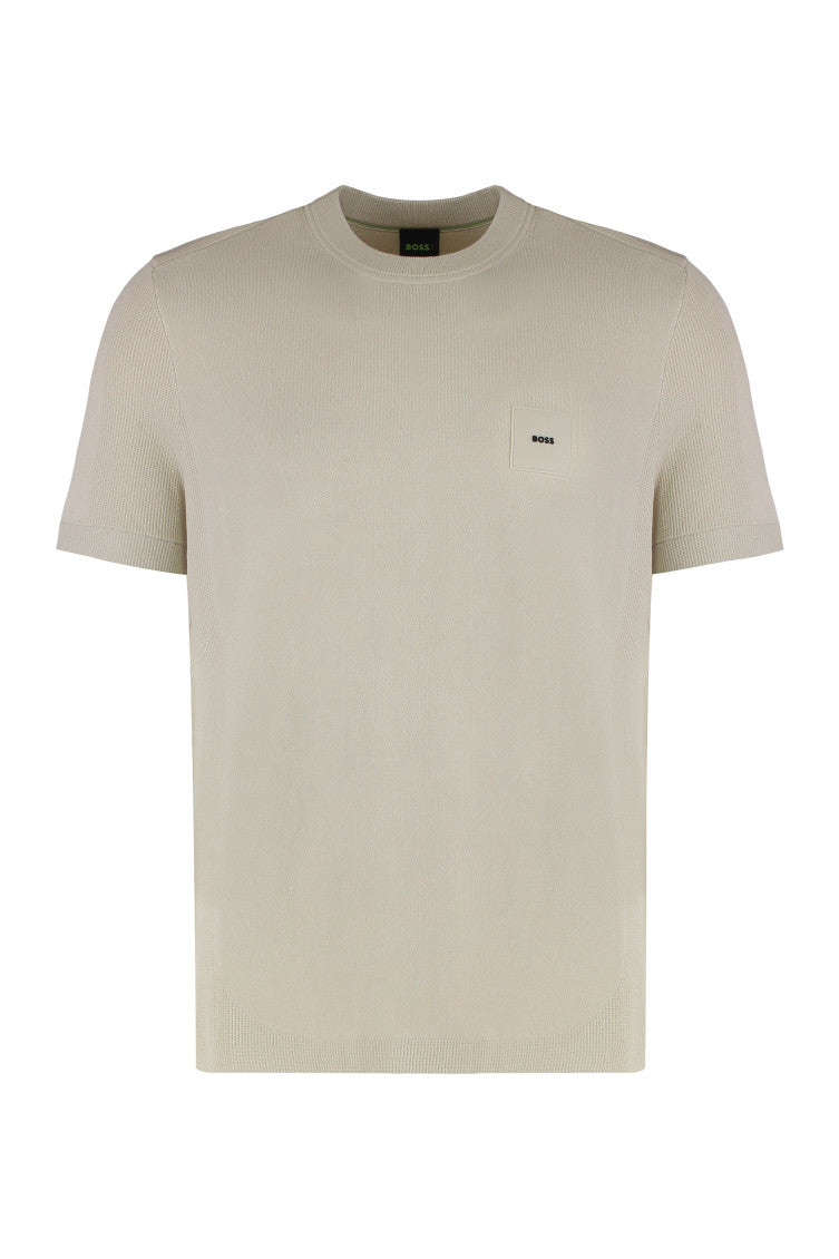 Light Beige Logo T-Shirt 1