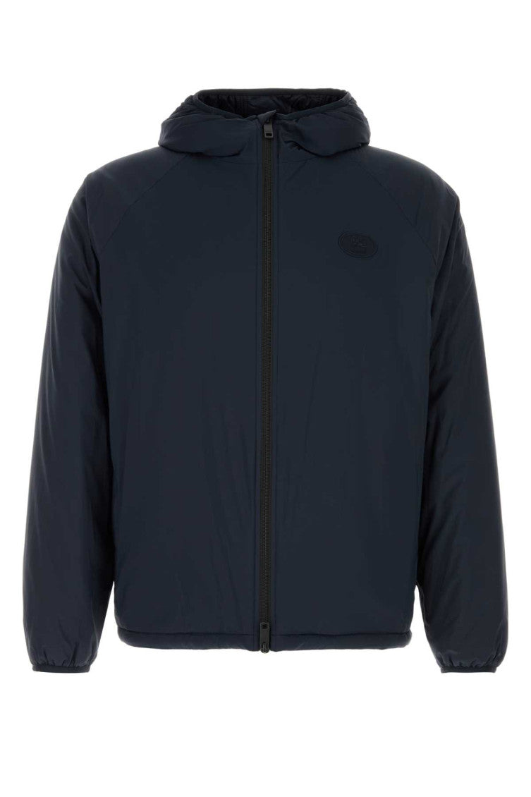 Navy Blue Hood Jacket 1