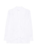 White Regular Solid Shirt 1