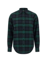 Green Regular Plaid Shirt 1