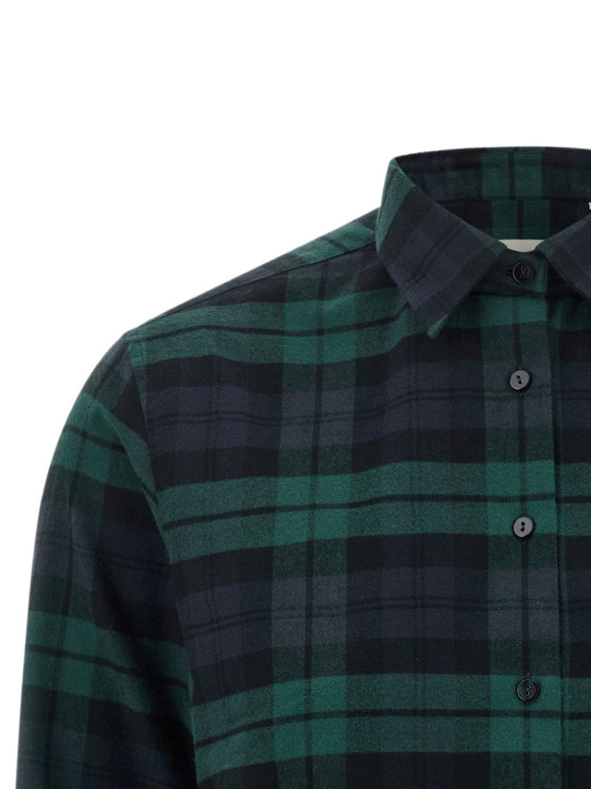 Green Regular Plaid Shirt 3