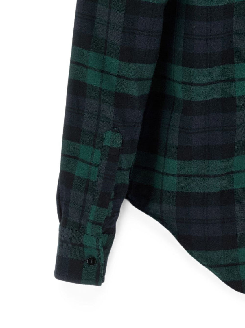 Green Regular Plaid Shirt 4
