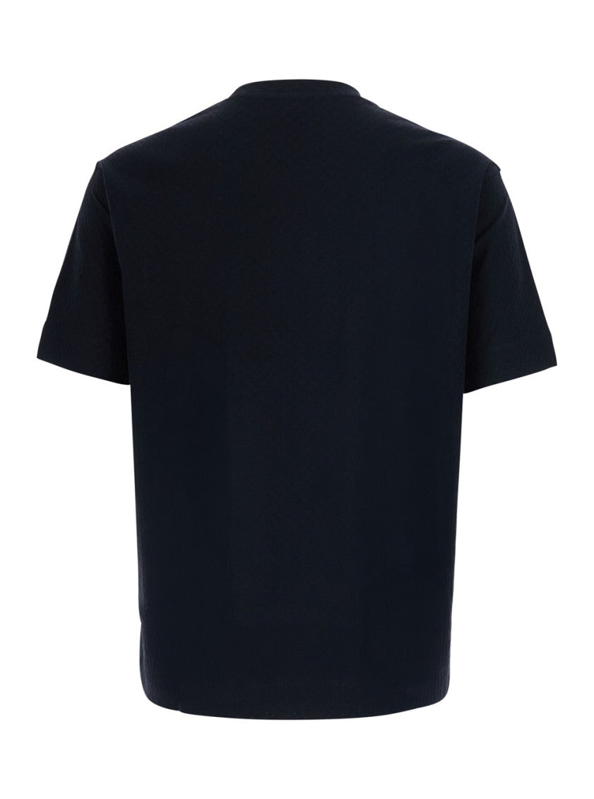 Dark Navy Crew Neck T-Shirt 2