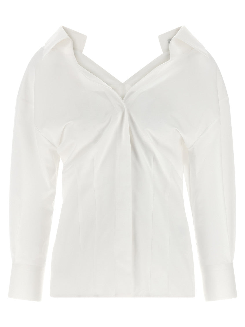 White Slim Solid Shirt 1