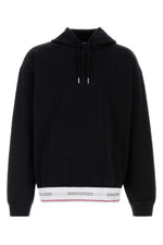 Black Relaxed Hoodie 1