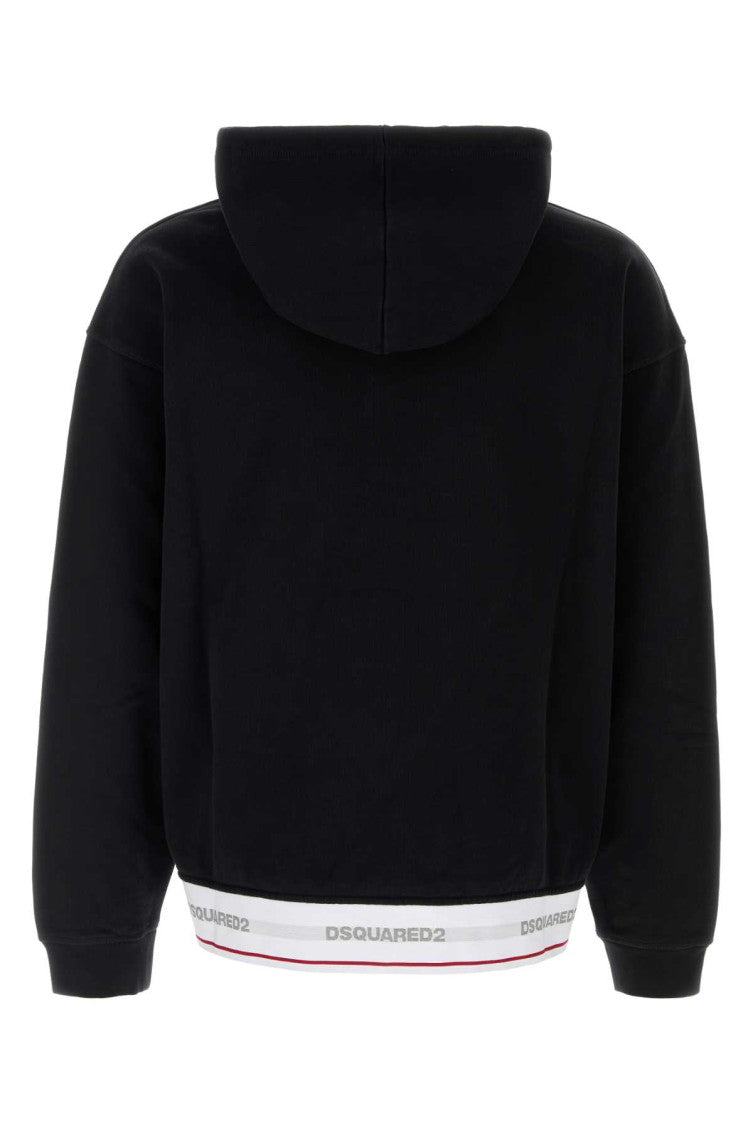 Black Relaxed Hoodie 2