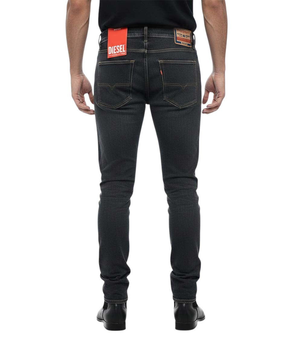 Blue Slim Mid Rise Jeans 2
