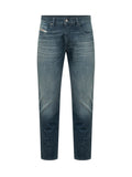 Blue Slim Low Rise Jeans 1