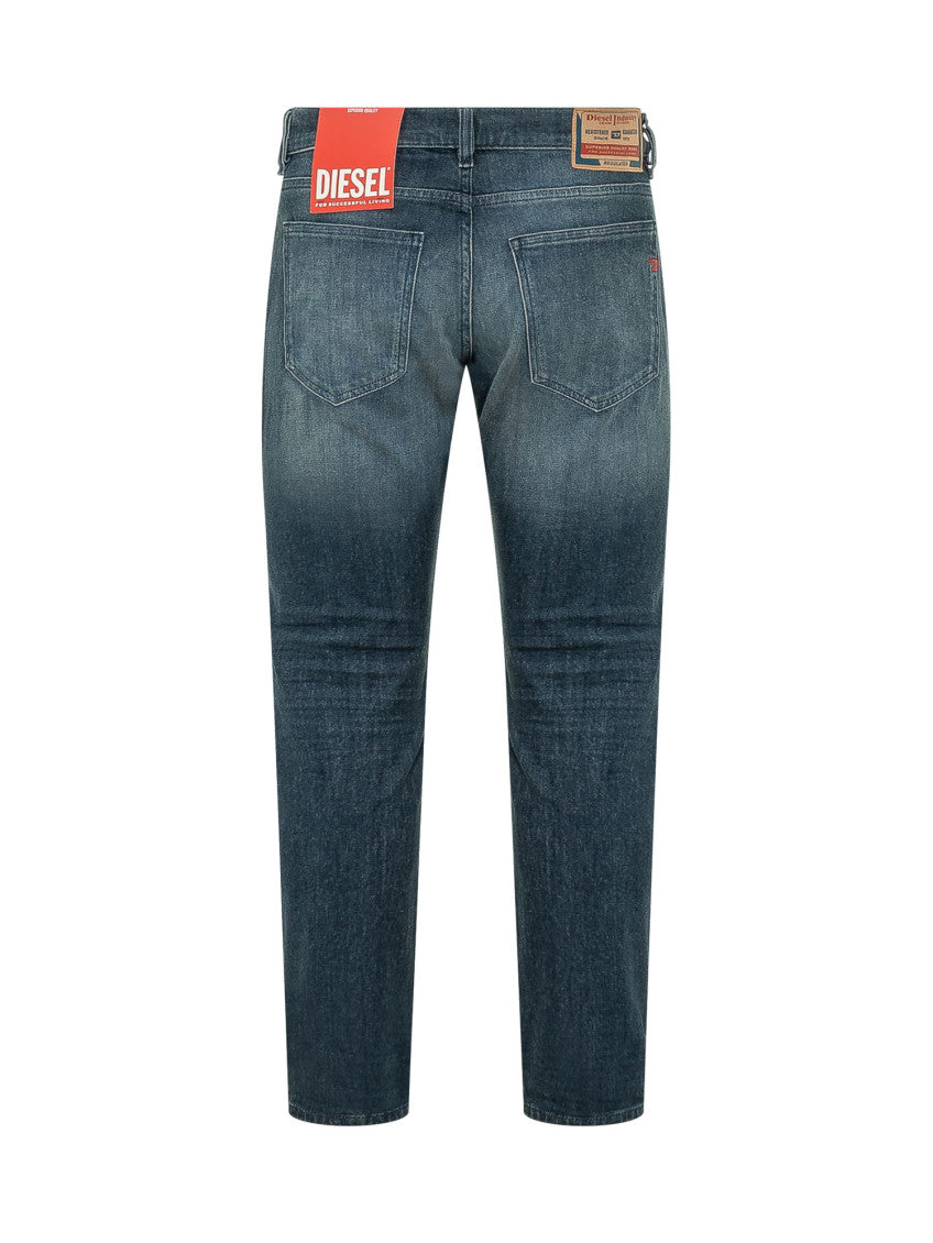 Blue Slim Low Rise Jeans 2
