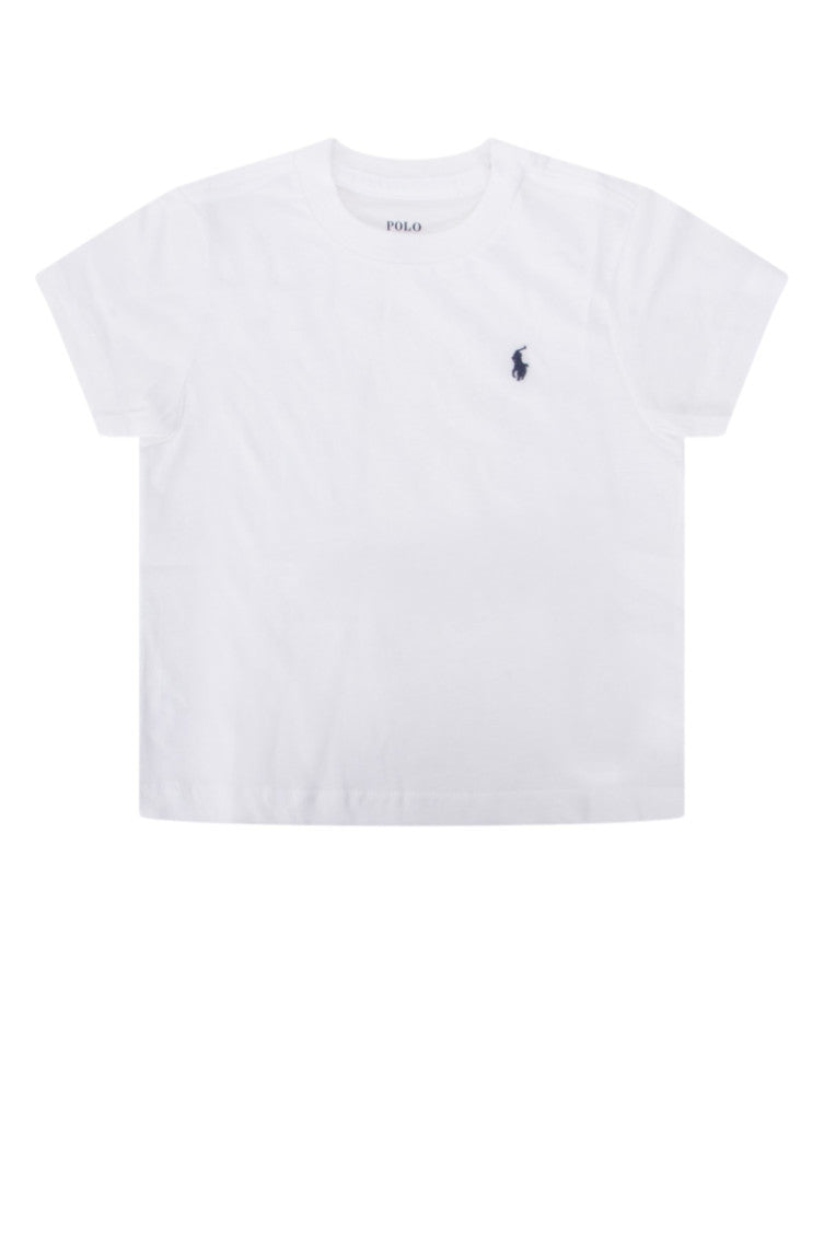 Kids White Cotton T-Shirt 1