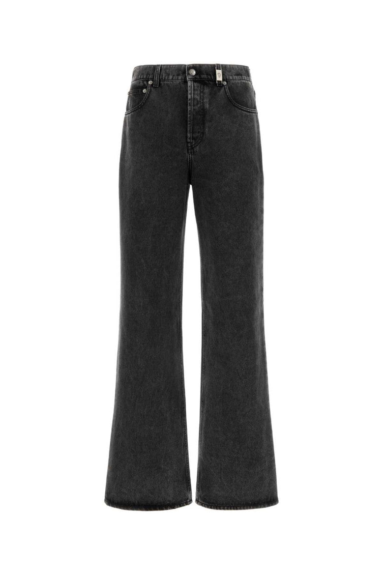 Black Straight-leg Jeans 1