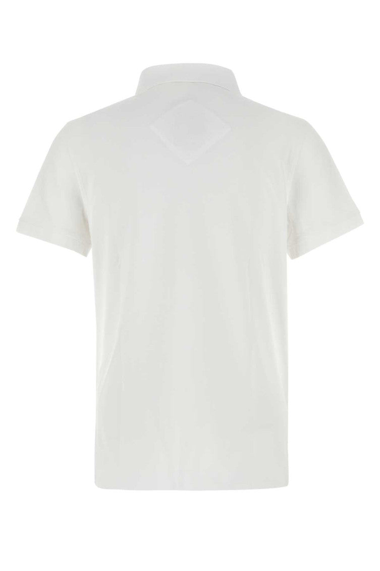 White Beckley Solid Polo T-shirt 2