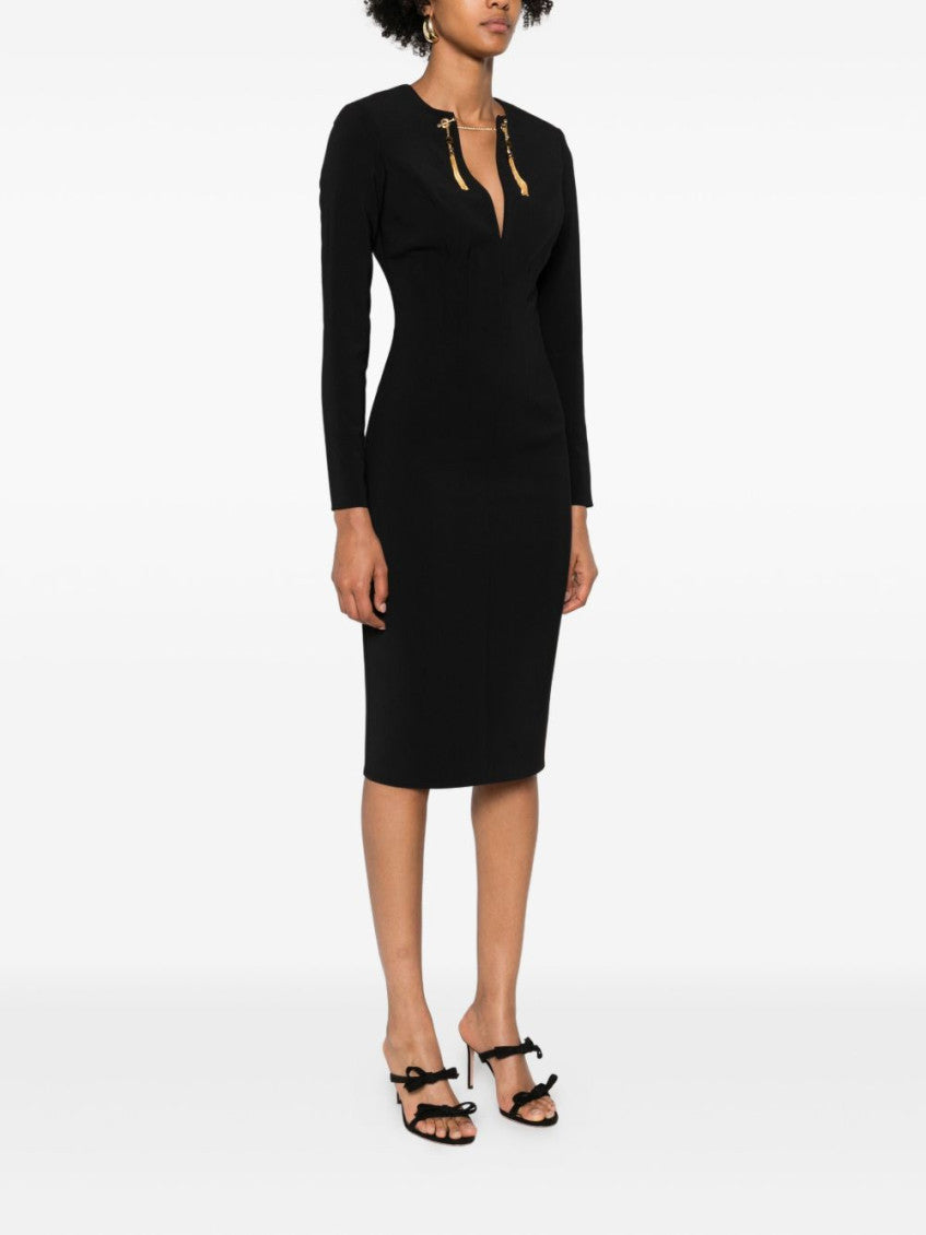 Black Midi Dress 4