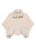 Beige Quilted Jacket 1