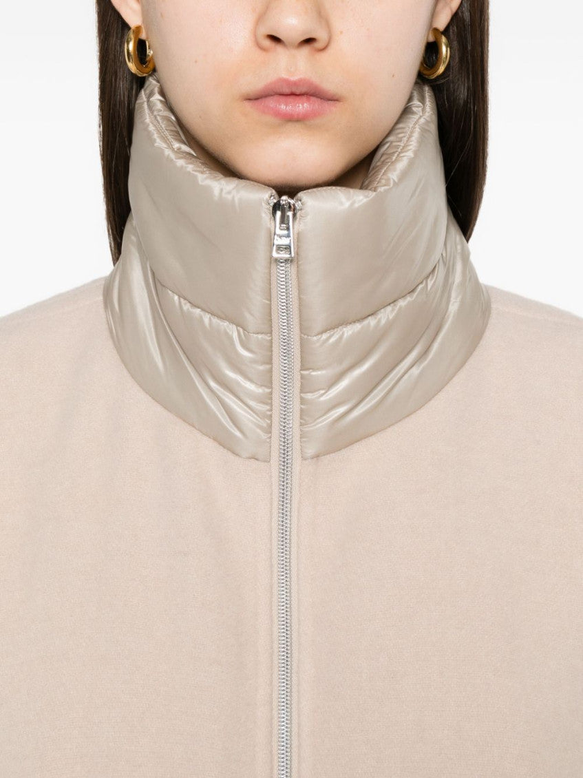 Beige Quilted Jacket 3