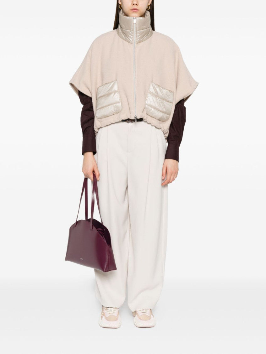 Beige Quilted Jacket 5