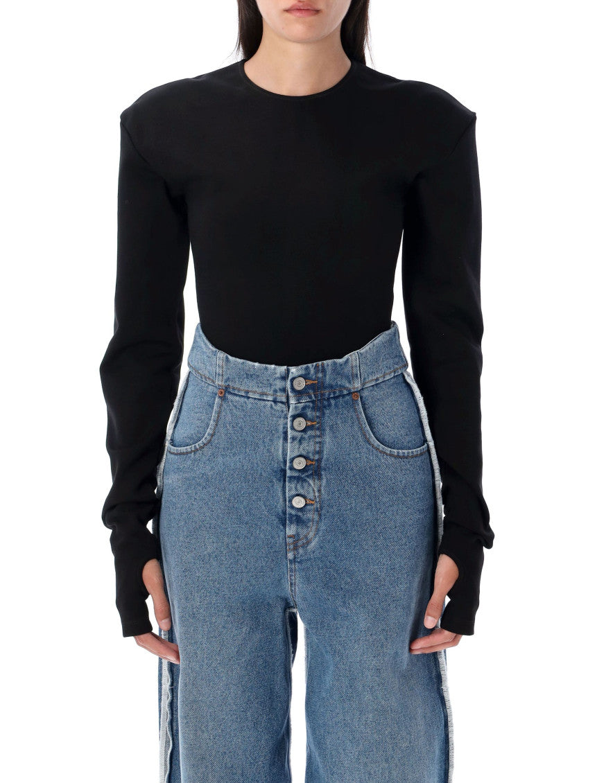 Black Crewneck Top 1