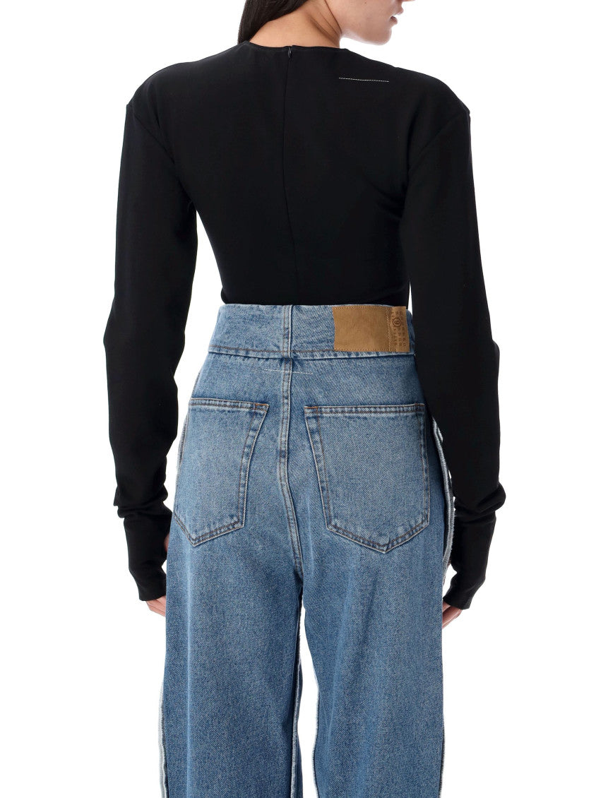 Black Crewneck Top 2