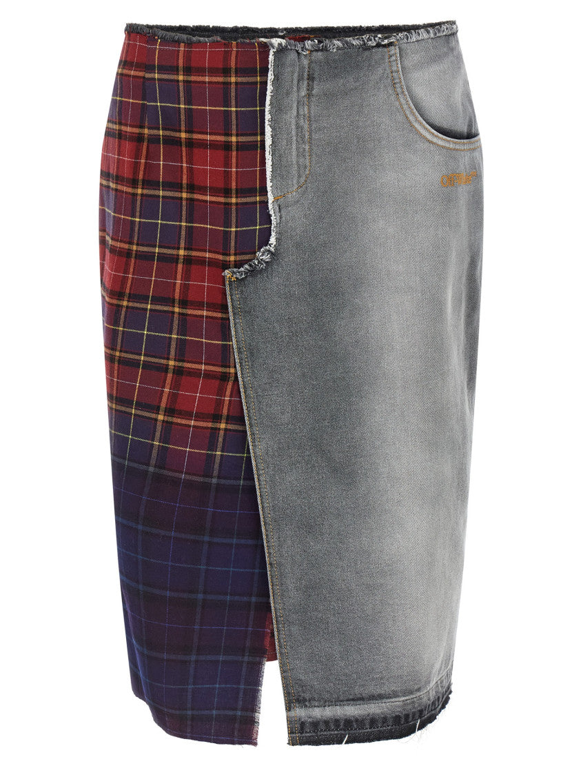 Multicolor Patchwork skirt 1