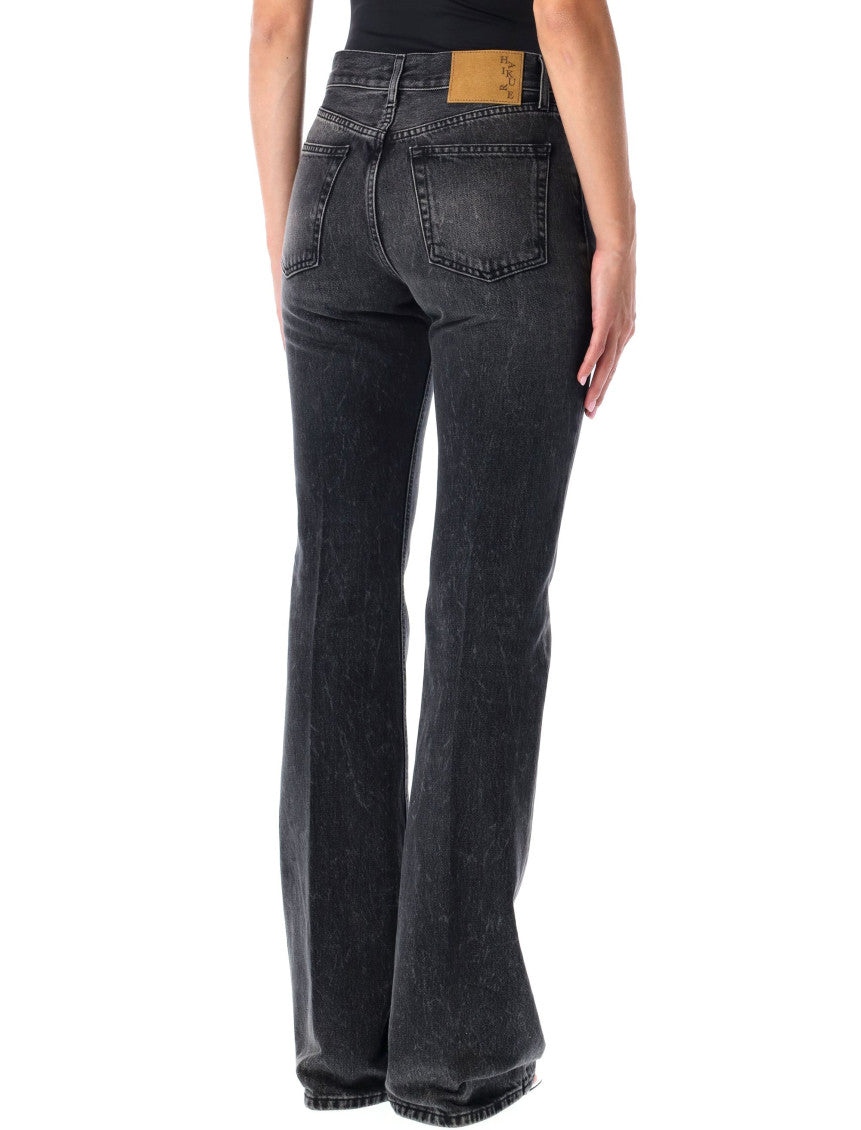Black Straight-Leg Jeans 2