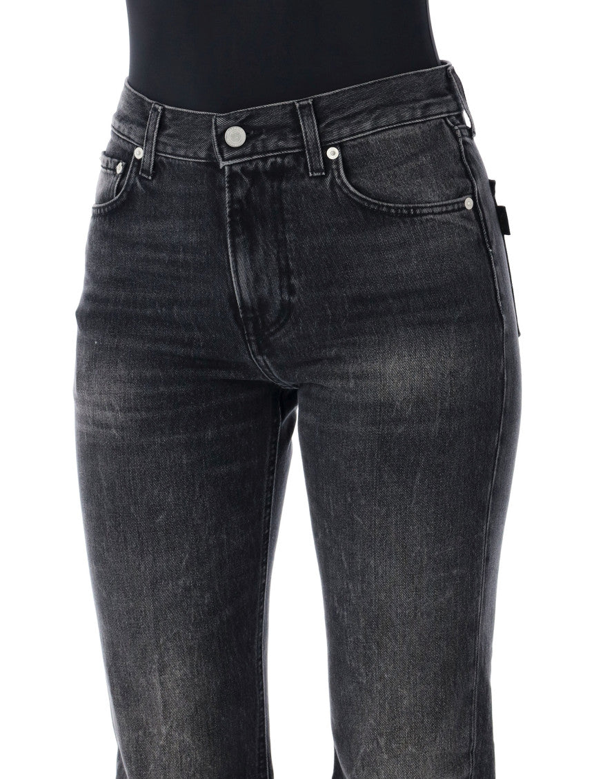 Black Straight-Leg Jeans 3