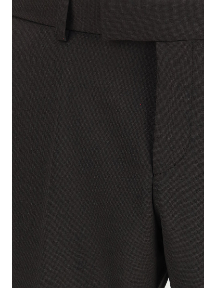 Dark Brown Notched Lapel Suit 3