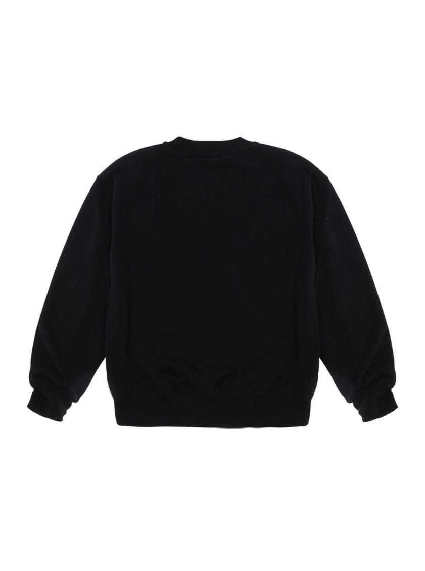Girls Black Graphic Sweatshirt 2