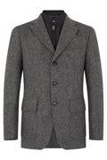 Grey Notched Lapel Blazer 1