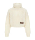 Girls White Knitted Sweater 1