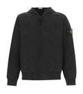 Boys Black Cotton Hoodie 1
