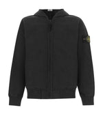 Boys Black Cotton Hoodie 1