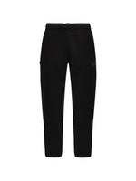 Black Elasticated Sweatpants 1