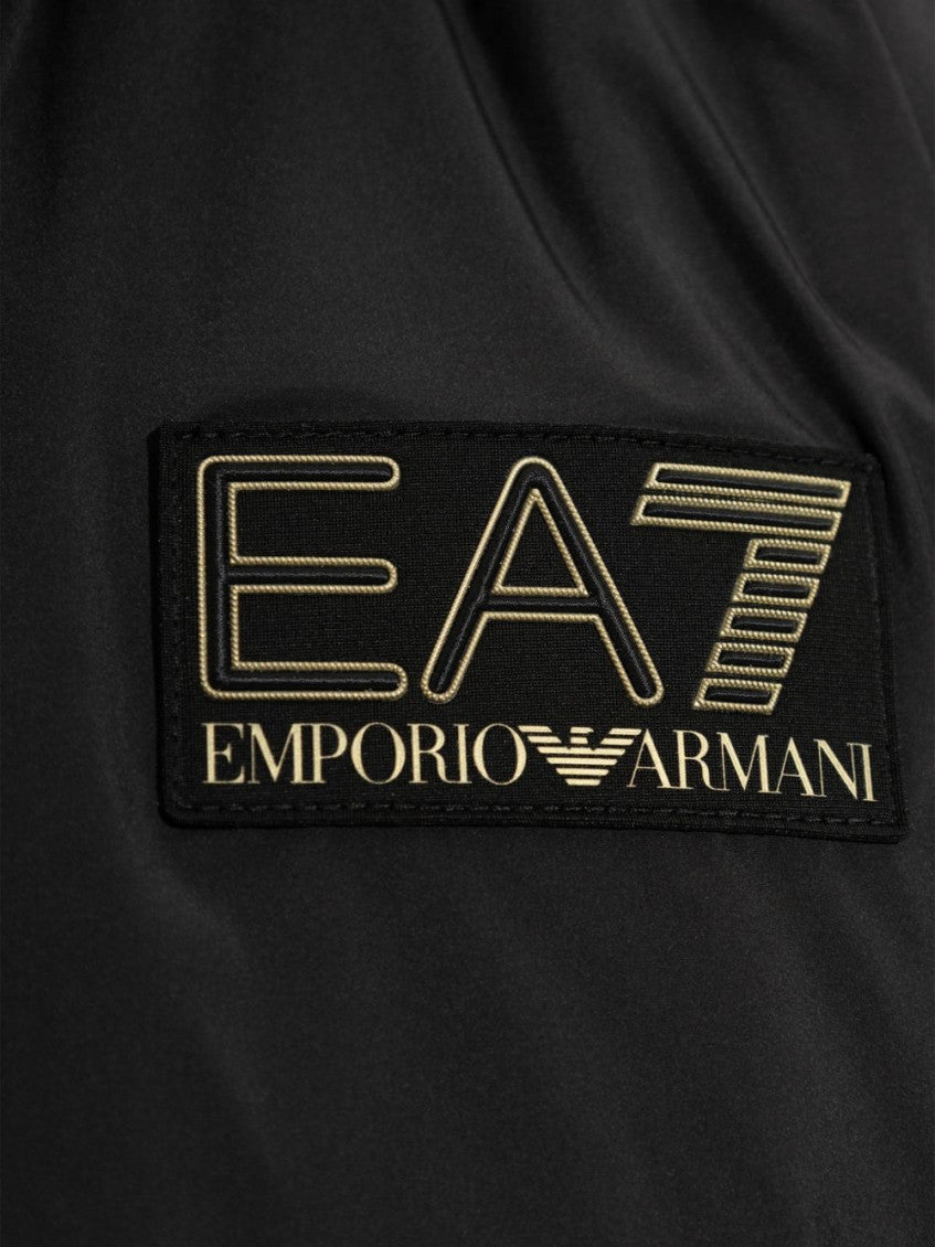 Black Logo Hood Jacket 4