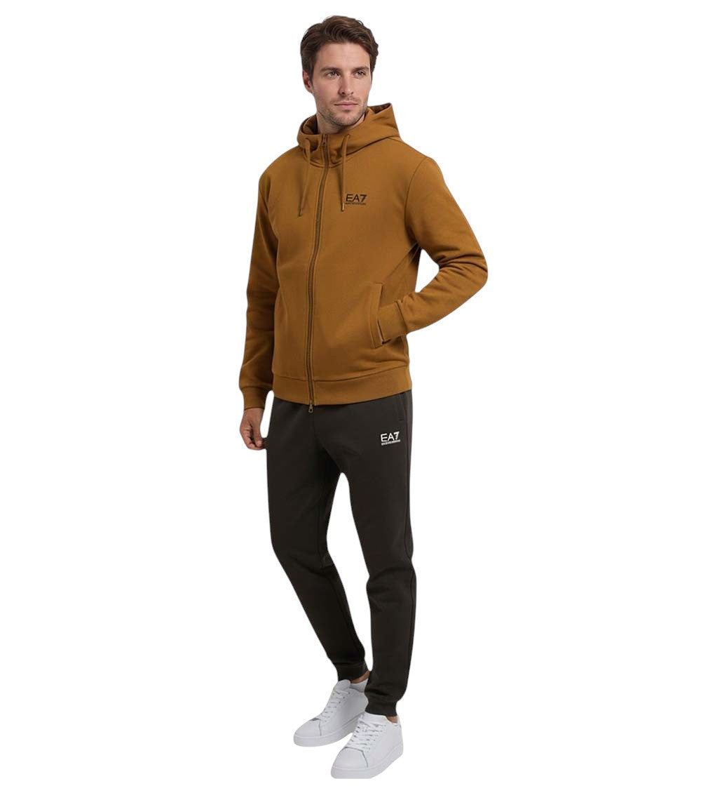 Brown Black Logo Tracksuit 1