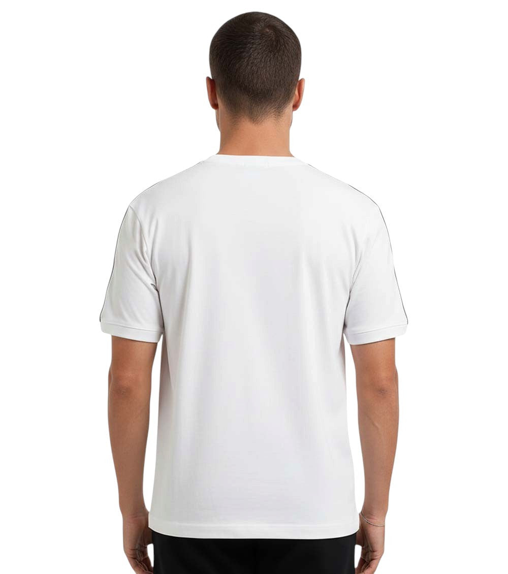 White Crew Neck T-Shirt 2