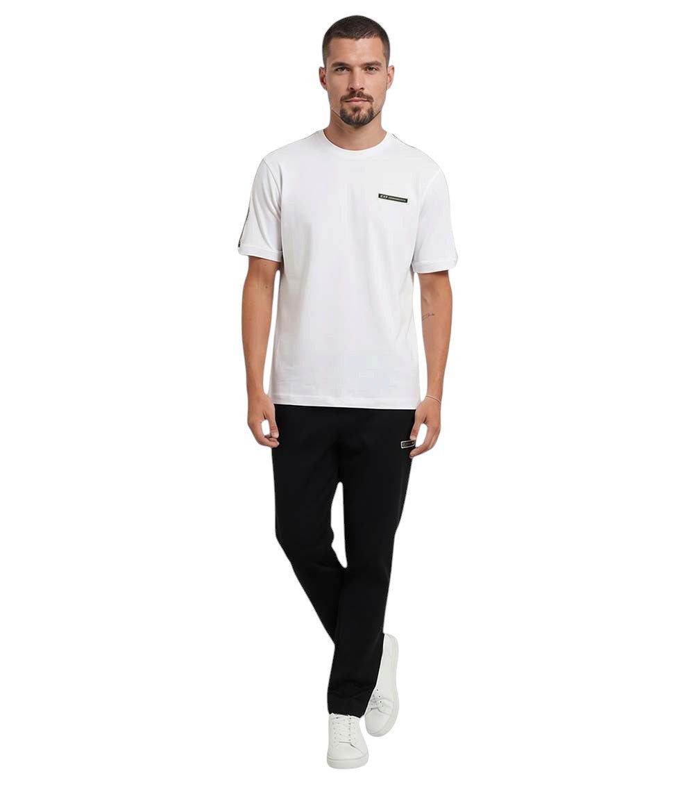 White Crew Neck T-Shirt 3