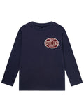 Boys Dark Blue Logo T-Shirt 1