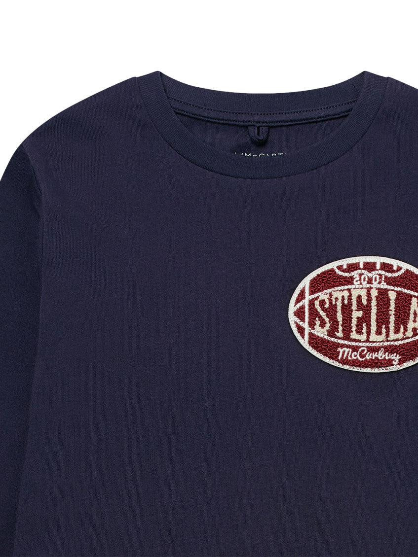 Boys Dark Blue Logo T-Shirt 3