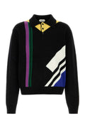Black Regular Polo Sweater 1