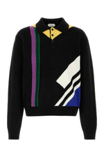 Black Regular Polo Sweater 1
