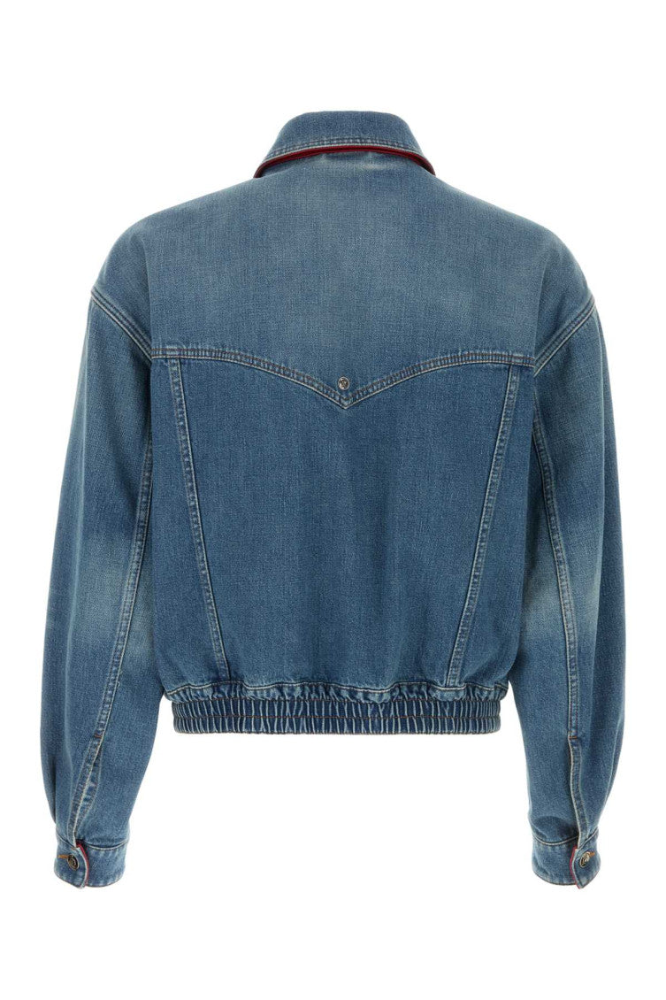 Blue Shirt Collar Jacket 2