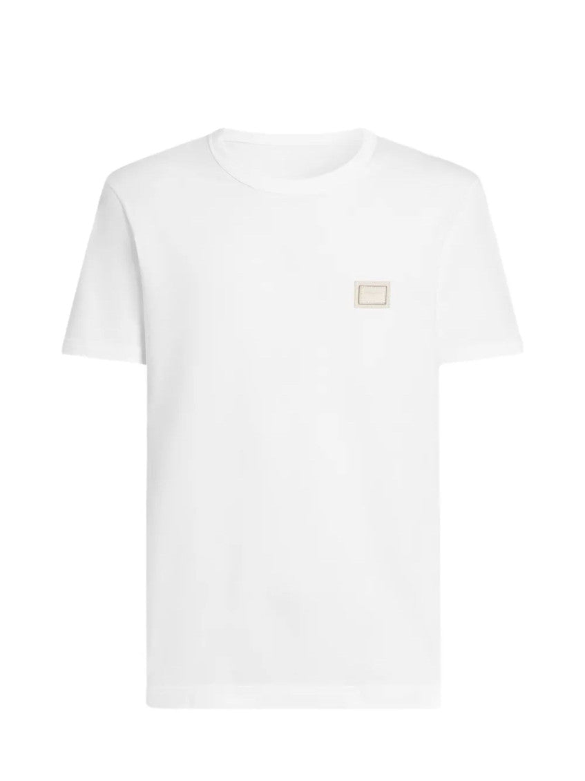 White Crew Neck T-Shirt 1
