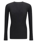 Black Slim Knitted Sweater 1