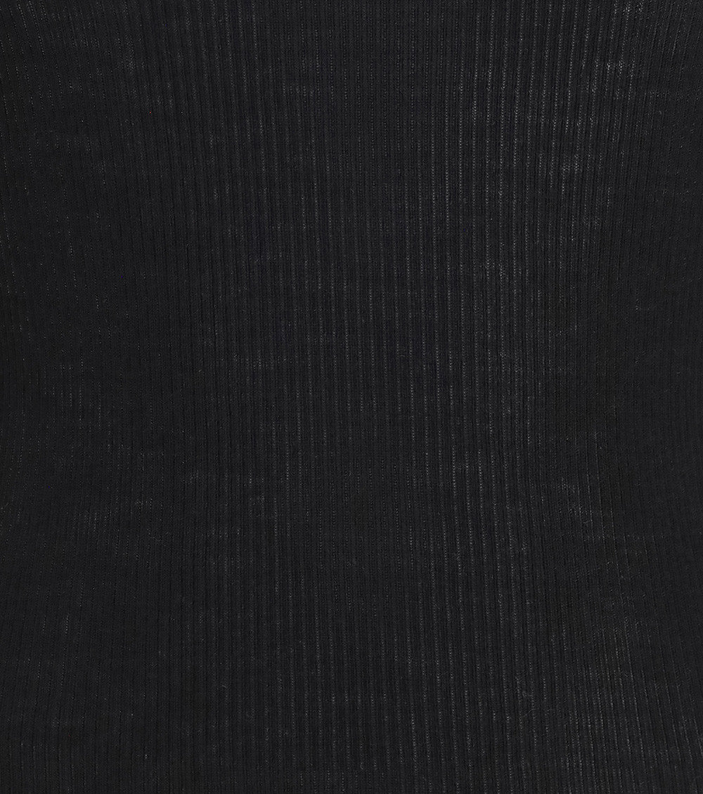 Black Slim Knitted Sweater 3