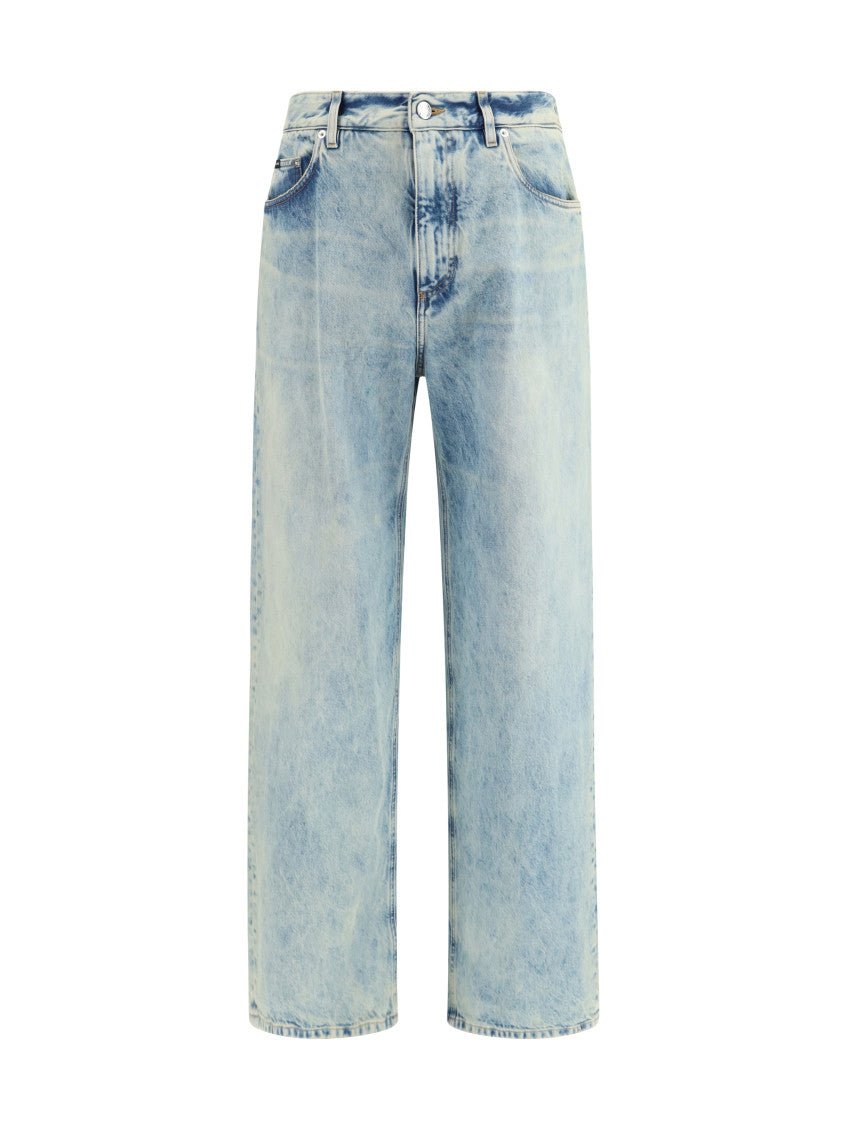 Light Blue Relaxed Jeans 1