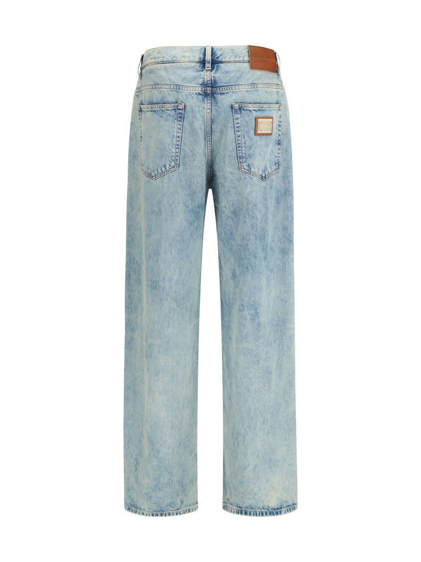 Light Blue Relaxed Jeans 2