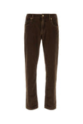 Dark Brown Corduroy Jeans 1